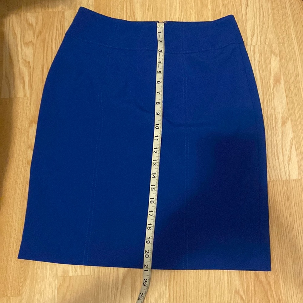 Royal blue pencil skirt